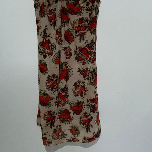 Harley-Davidson Women's Multicolor Sheer Spaghetti Strap Nighty Slip Dress XS - Picture 2 of 10